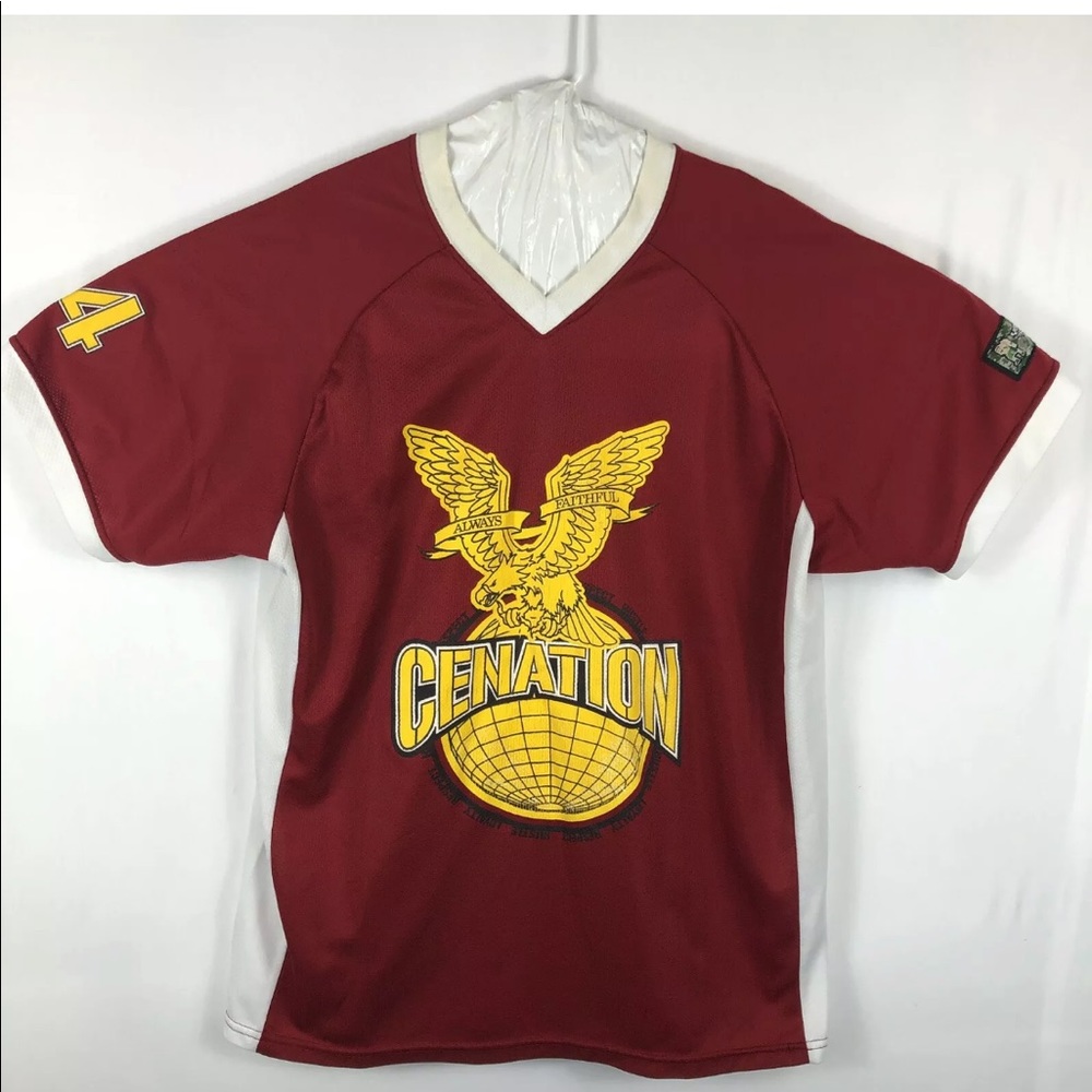 Vintage John Cena Wwe Jersey XL Cenation